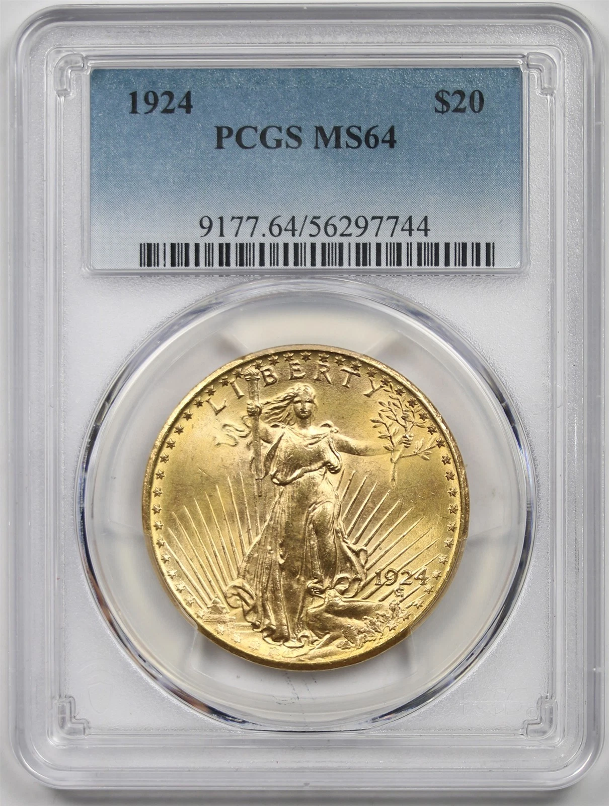 1924 $20 PCGS MS 64 Saint-Gaudens Gold Double Eagle