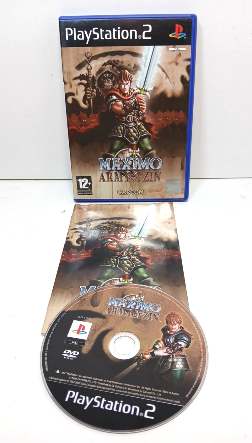 Maximo vs Army of Zin PS2 Sony PlayStation Tested Complete Capcom VGC