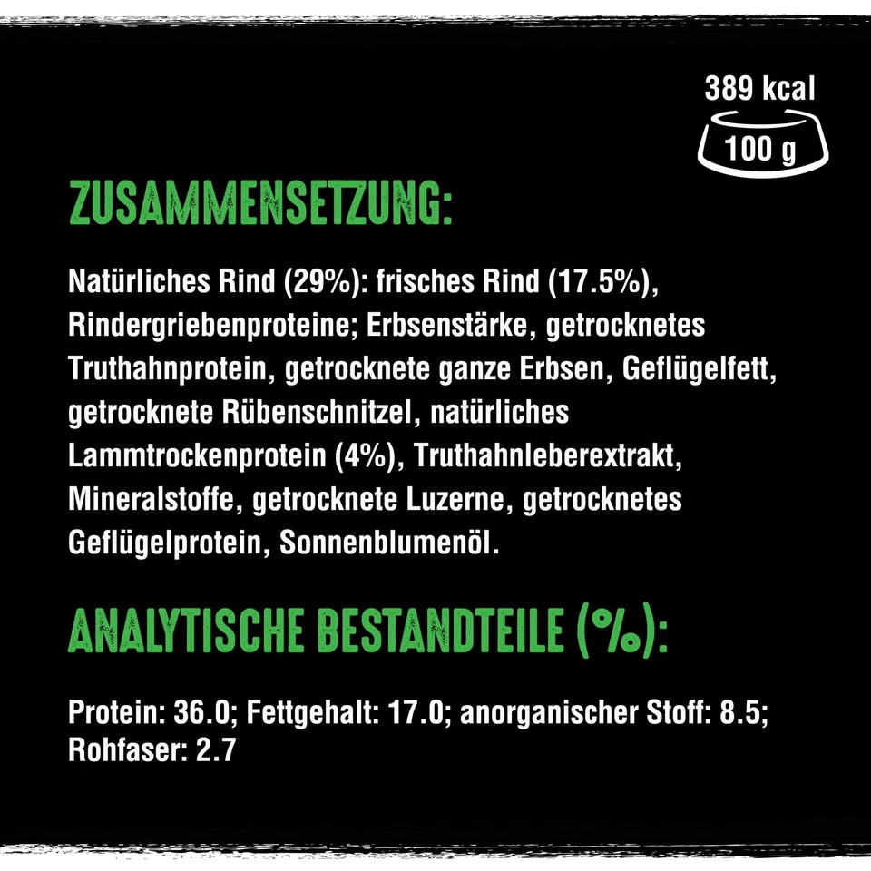 Adult Trockenfutter für Hunde ohne Getreide - 11,5kg - mit 100 Prozent natürl... - Bild 4 von 4