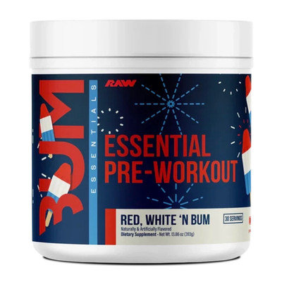 Raw Nutrition x CBUM - Essential Pre-Workout Powder - Energy & Focus-30 Servings