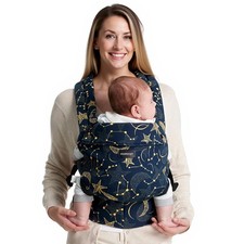 Momcozy Baby Carrier - Ergonomic, Cozy and Lightweight Cotton-Starry Night