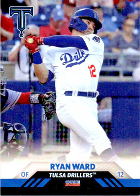 2022 Ryan Ward Choice Minor League Rookie Card RC Tulsa Drillers