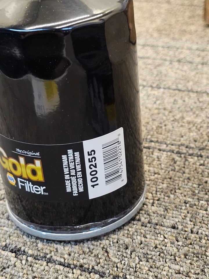 (CANTIDAD 12) Filtro de aceite de celulosa mejorado Napa Gold 100255 para Cadillac CT5 20-25 Foto 3 de 4