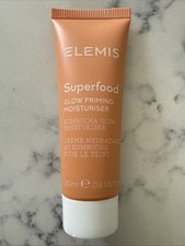ELEMIS SUPERFOOD AHA Glow Priming Moisturizer, Travel .6 fl oz, NEW