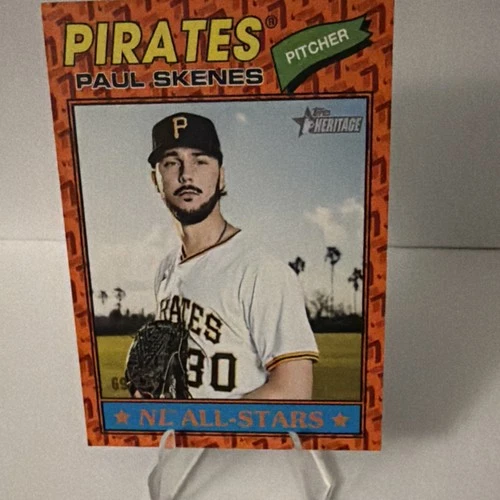 Topps Heritage Paul Skenes NL All-Stars #33 Pittsburgh Pirates Baseball Card