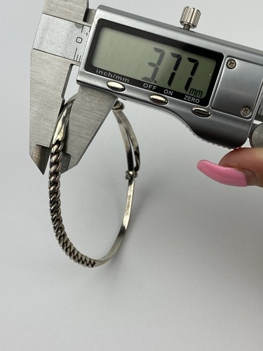 Bracciale unisex in argento sterling 925 con corda intrecciata - Foto 7 di 8