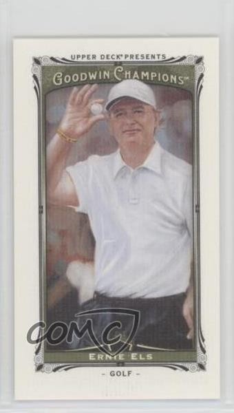 2013 Upper Deck Goodwin Champions Canvas Minis Ernie Els #24 0a7