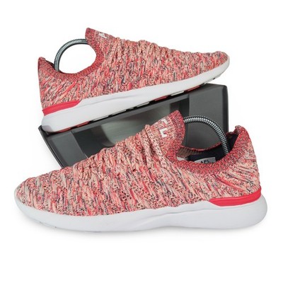 APL Techloom Wave Running Shoes Womens 8 Red Pink 0421XC Performance Sneakers