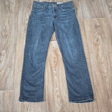 Wrangler Straight Fit Jeans Dark Wash Denim 29x28 Boys Size 16 Regular