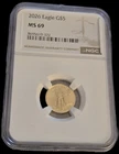 🔥🔥 2026 Gold Eagle $5 MS69 NGC Certified 1/10 🔥🔥G