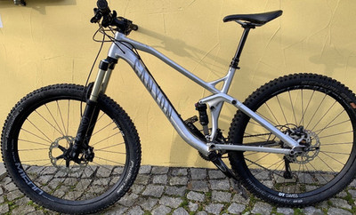 Canyon Mountainbike Vollfederung Silber Downhill-Lenker 29'' Scheibenbremse