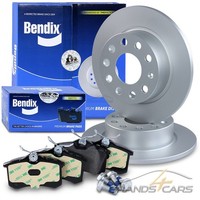 Bendix Bremsscheiben +BelÄGe Hinten FÜR Audi A3 Seat Leon Skoda Octavia VW Golf