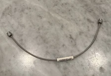 HUBER+SUHNER Minibend L-10 RF Cable 26.5Gz 10" Male to Male SMA Plug Connector