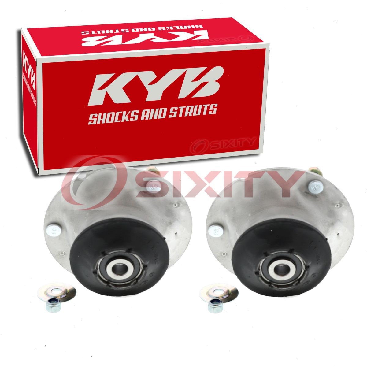 2 pc KYB Front Suspension Strut Mounts for 2013-2015 Cadillac ATS Shock rv