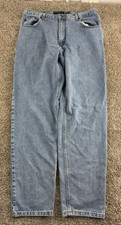 Abercrombie & Fitch Jeans Men's 36x32 (Fits 34x31) Blue Made In USA Baggy