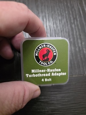 Millner Haufen 4 Bolt Turbothread Adapter 5/8-11 New In Box!   