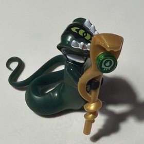 2012 Lego Ninjago 9450 Acidicus Minifigure With Gold Staff