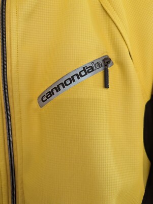 サイクルジャージ　キャノンデール(XL) イエロー(made i n USA ) サイクルジャージ キャノンデール(XL) イエロー(made i n USA