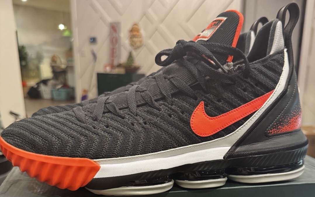 lebron 16 lava black