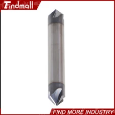 90 Degree 3/8" 4 Flute Carbide Chamfer Mill - Double End - Tialn Coated