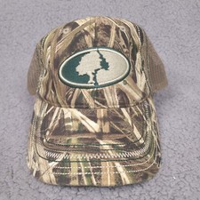 Mossy Oak Camo Signatures Baseball Cap Hat SnapBack Factory Distressed Brim