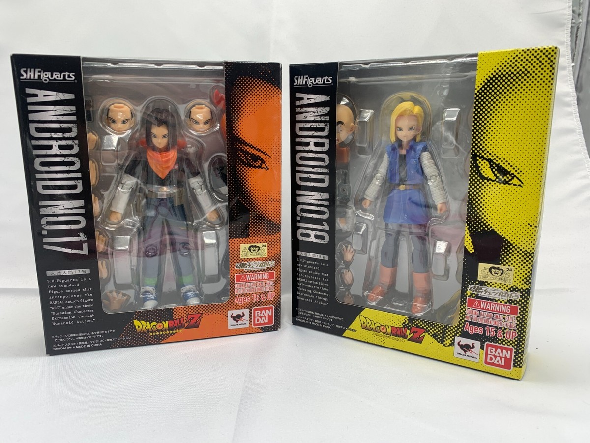 Bandai S.H. Figuarts Dragon Ball Z Android 17 & 18Action Figure