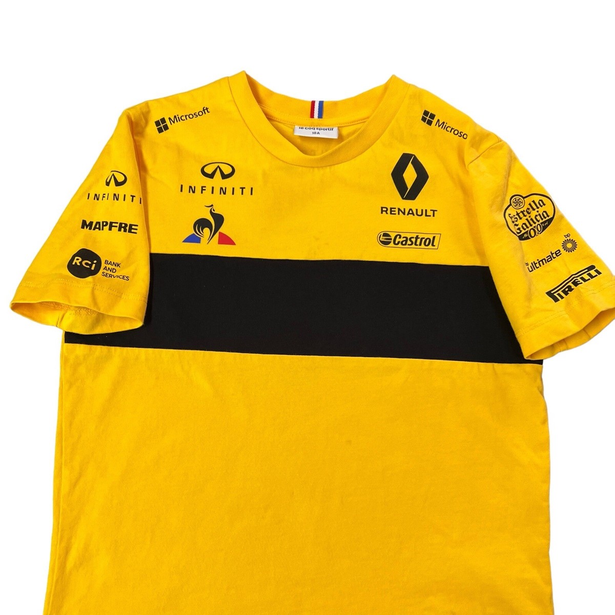 Le Coq Sportif Renault Sport F1 Youth Size 10A Team Sponsor T