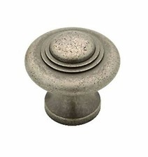 20 Pack Knobs Pulls Handles Kitchen Cabinet Drawer Pewter Round