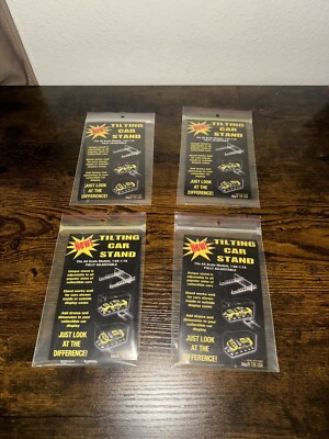 X4 Fully Adjustable Tilting Car Stand  for Scale Models 1:64-1:18 NASCAR Racing