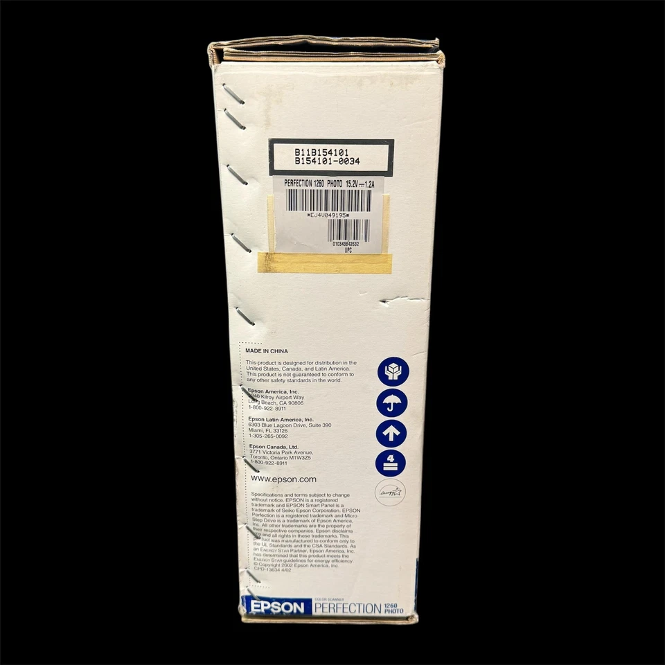 NEW Epson PERFECTION 1260 Photo Color Scanner w/Software & 35mm Slide Adapter - Image 3 of 4