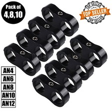 Hose Separator Fuel Line Fitting Adapter 4an 6an 8an 10an 12an Mounting Clamps