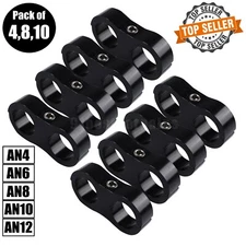 Hose Separator Clamp Bracket Adapter 4AN 6AN 8AN 10AN 12AN For Oil Fuel Line