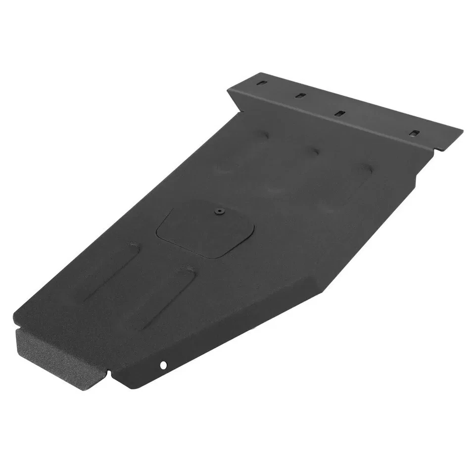 Placa de deslizamiento de transmisión de motor negra para Jeep Wrangler JK 07-2018 con recubrimiento en polvo Foto 4 de 4