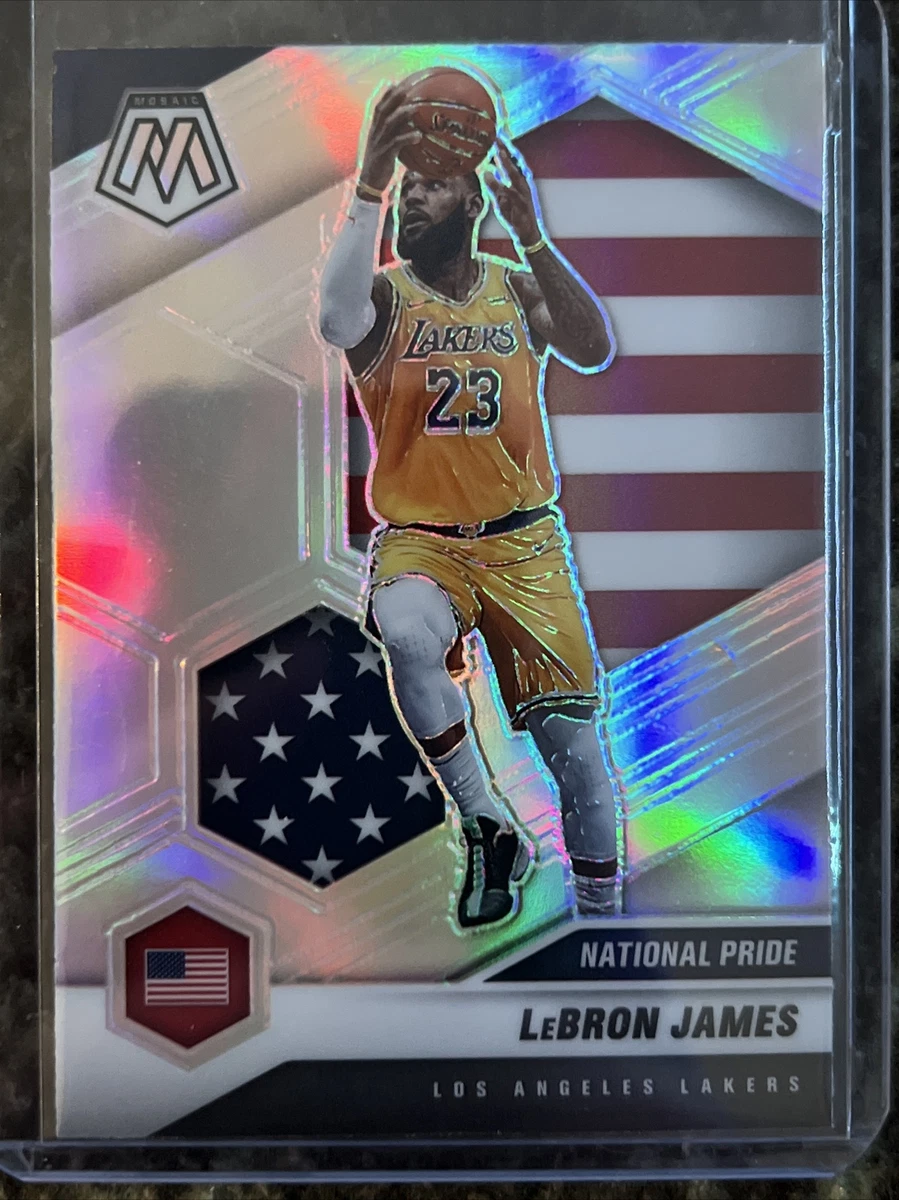 2020 21 Panini Mosaic Lebron James 247 Silver National Pride