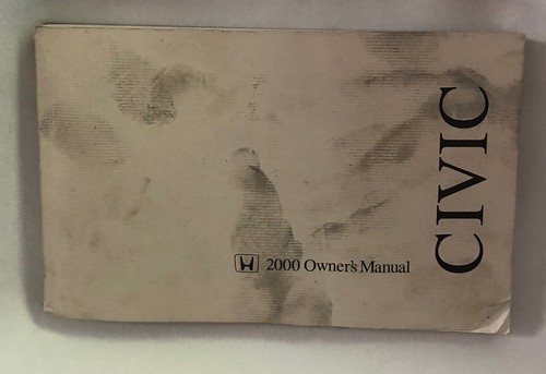 2000 Honda Civic Sedan Owner's Manual