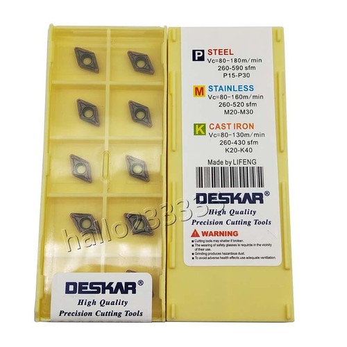 Insertos de giro de carburo indexables CNC DCMT070208-MV LF6018 para acero - Imagen 6 de 6
