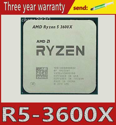 Cpu Processor Amd Ryzen 3600x AMD Ryzen 3600X R5 3600X Six-core