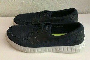 skechers denim boat shoes