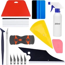 Herramienta Para Polarizar Ventana De Carro Auto Tinte Tint Tool Aplicación Kit