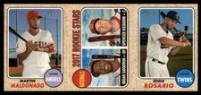 2017 Topps Heritage Panel Martin Maldonado/Goodwin/Spencer Kieboom/Eddie Rosario