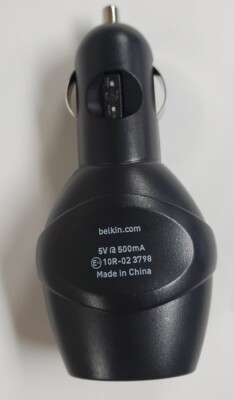 6x Belkin Single USB-A to Car Cig. Lighter Power Adapter Charger 5V 500mA