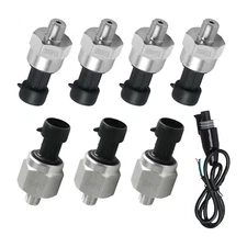 5V Fuel Pressure Transducer 100/150/200/300/500/1000/1600PSI for Air Water Oil 