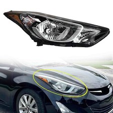 For 2014 2015 2016 Hyundai Elantra Headlight Right Side Passenger w/ Bulbs
