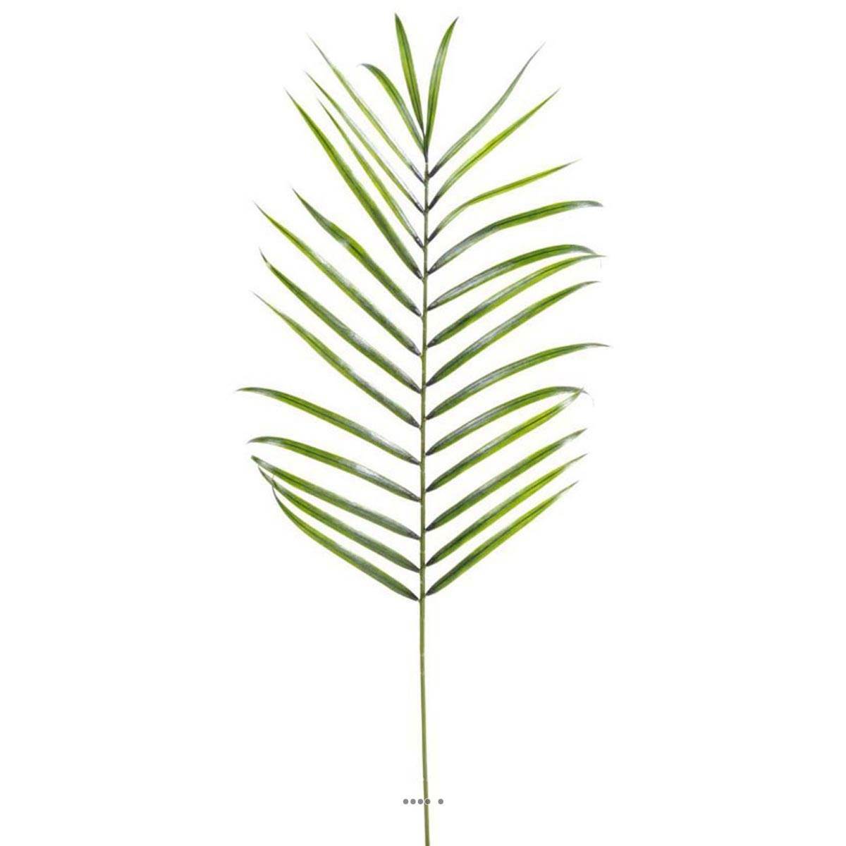 Feuille de palmier Areca artificielle verte 110 cm pour vegetaliser les pieces sombres sans eau