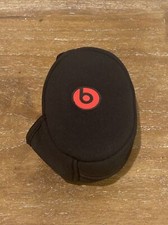 Beats by Dre Solo Headphone Soft Carrying Neoprene Case Black/Red Travel