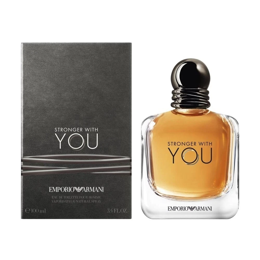 Emporio Armani Stonger With You by Giorgio Armani 3.4 oz 100ml EDT Perfume men