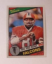 1984 TOPPS BILLY JOHNSON FOOTBALL CARD #215