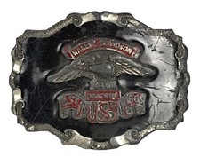 Harley-Davidson Motorcycles Made In USA Vintage Bikers Metal Belt Buckle