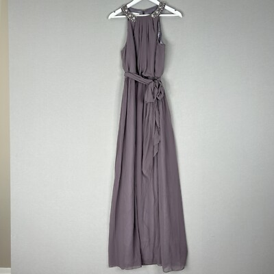 Donna Morgan Womens Dress 8 Purple Peyton Halter Bridesmaid Wedding Evening Gown | eBay Donna Morgan Womens Dress 8 Purple Peyton Halter Bridesmaid Wedding Evening Gown | eBay