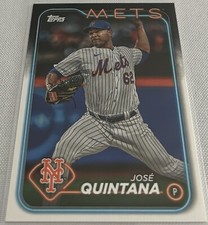 2024 Topps Baseball Series 1 Jose Quintana New York Mets base card #98